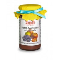 Apfel-Zwetschken mit Mandeln